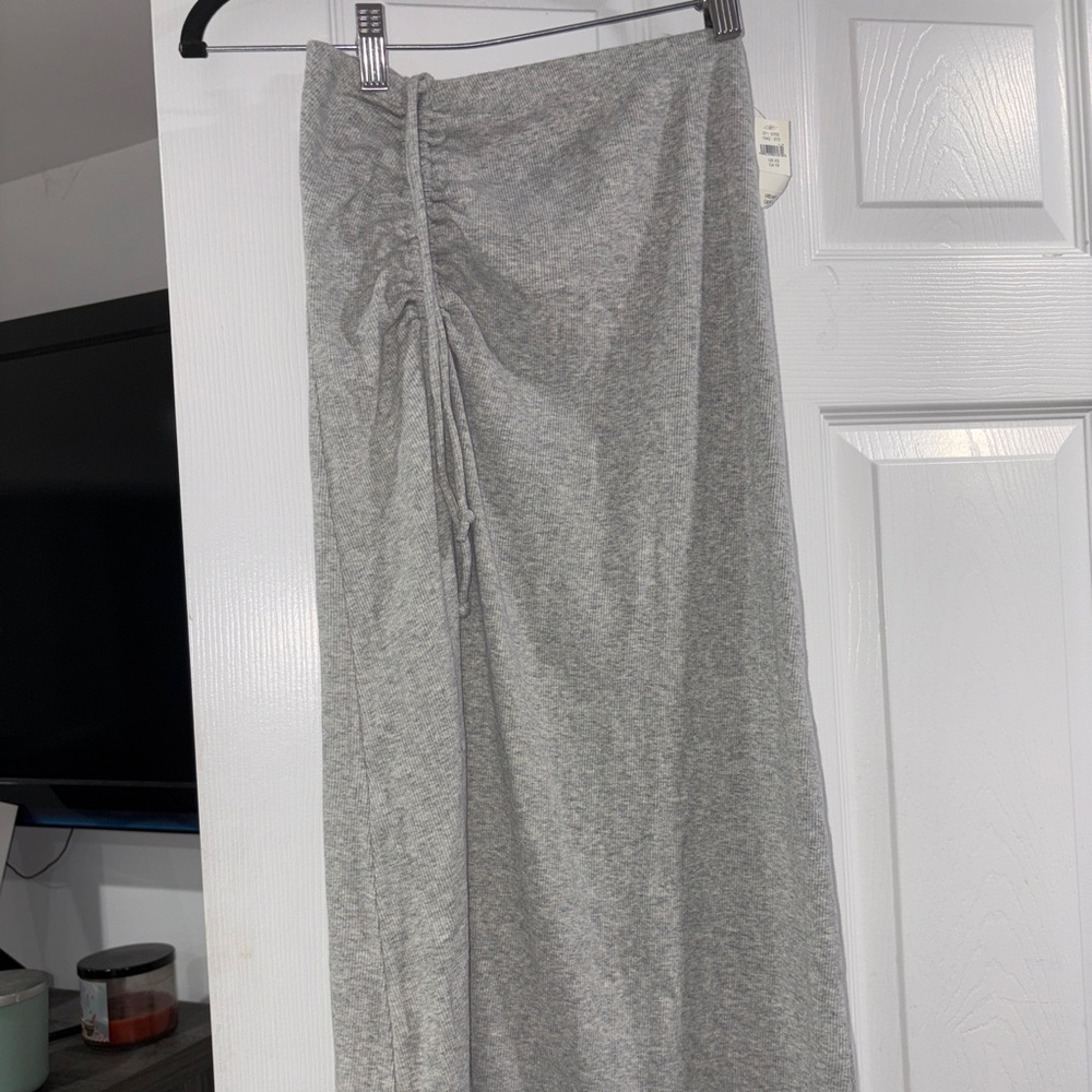 Aerie Light Gray Maxi Skirt